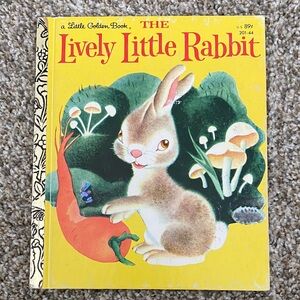 The Lively Little Rabbit Book Little Golden Book